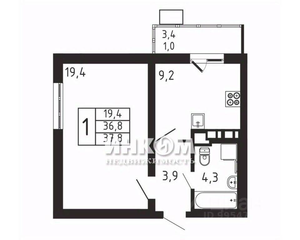 Apartment Sale, 37.8 sq. m. at Pirogovskaya Rivera, Tsentralnaya Street, Pirogovo Village, Mytishi Urban District, Moscow Region, Russia #1 Apartment Sale, 37.8 sq. m. at Pirogovskaya Rivera, Tsentralnaya Street, Pirogovo Village, Mytishi Urban District, Moscow Region, Russia #1