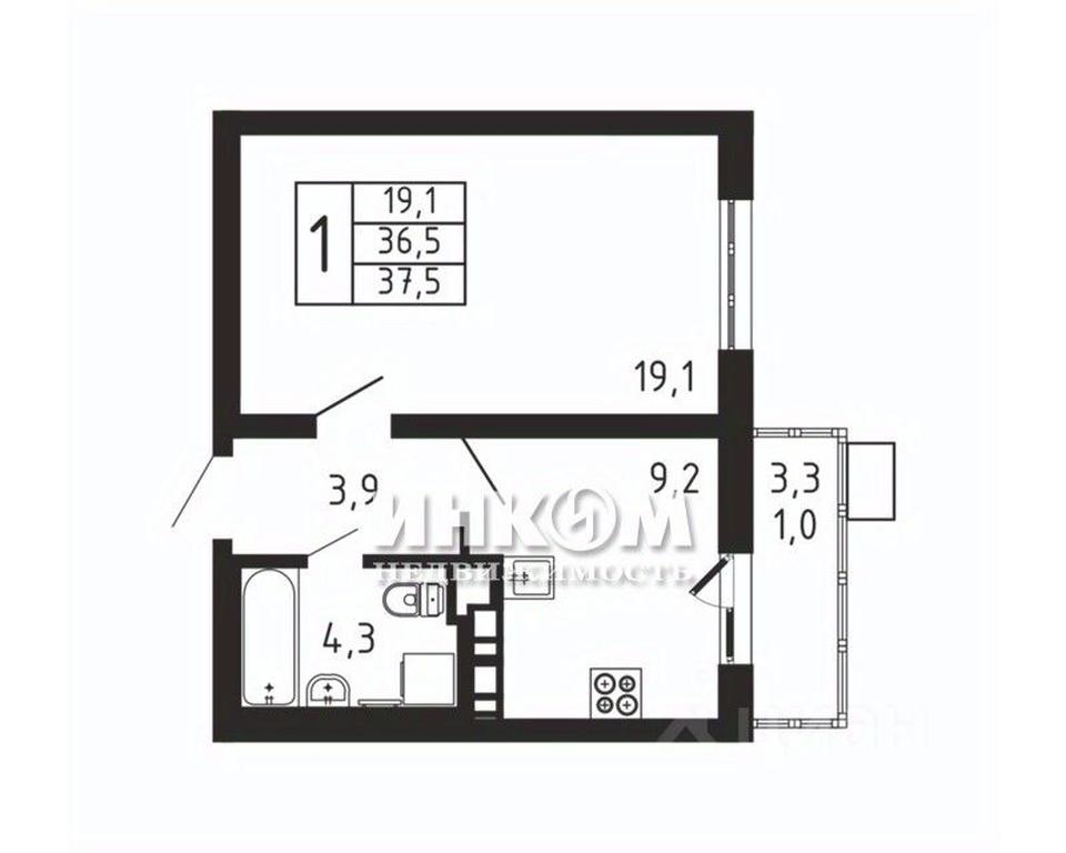Apartment Sale, 37.5平方米 at Pirogovskaya Rivera, Tsentralnaya Street, Pirogovo Village, Mytishi Urban District, Moscow Region, Russia #1 Apartment Sale, 37.5平方米 at Pirogovskaya Rivera, Tsentralnaya Street, Pirogovo Village, Mytishi Urban District, Moscow Region, Russia #1