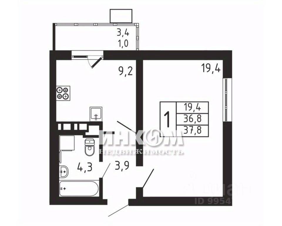 Apartment Sale, 37.8 sq. m. at Pirogovskaya Rivera, Tsentralnaya Street, Pirogovo Village, Mytishi Urban District, Moscow Region, Russia #1 Apartment Sale, 37.8 sq. m. at Pirogovskaya Rivera, Tsentralnaya Street, Pirogovo Village, Mytishi Urban District, Moscow Region, Russia #1