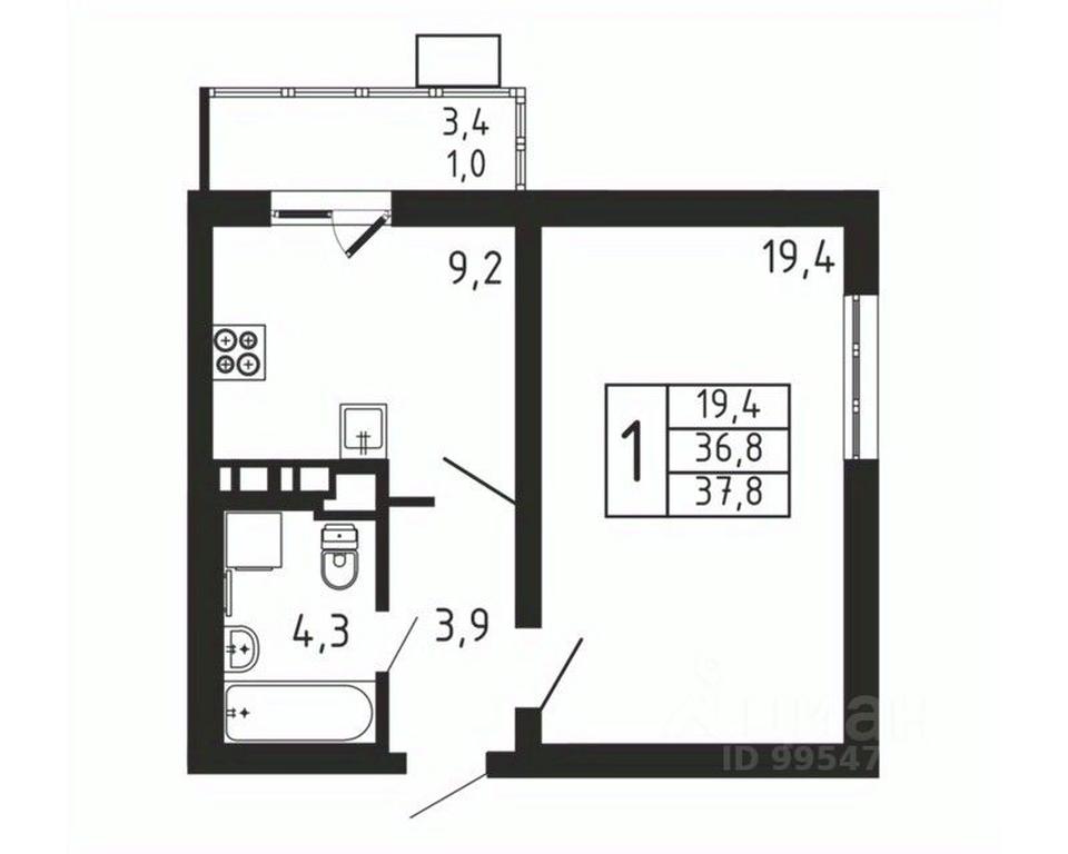 Apartment Sale, 37.8 sq. m. at Pirogovskaya Rivera, Tsentralnaya Street, Pirogovo Village, Mytishi Urban District, Moscow Region, Russia #2 Apartment Sale, 37.8 sq. m. at Pirogovskaya Rivera, Tsentralnaya Street, Pirogovo Village, Mytishi Urban District, Moscow Region, Russia #2
