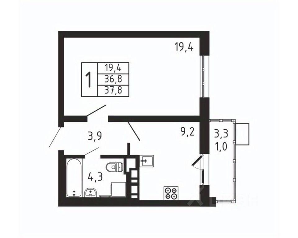 Apartment Sale, 37.8平方米 at Pirogovskaya Rivera, Tsentralnaya Street, Pirogovo Village, Mytishi Urban District, Moscow Region, Russia #2 Apartment Sale, 37.8平方米 at Pirogovskaya Rivera, Tsentralnaya Street, Pirogovo Village, Mytishi Urban District, Moscow Region, Russia #2