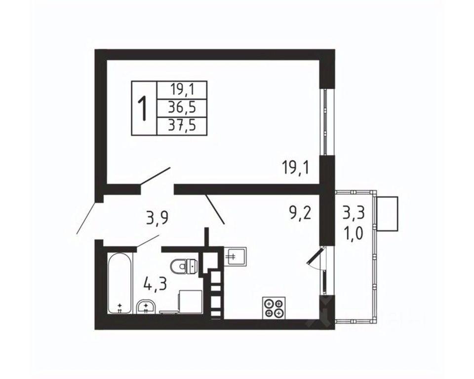 Apartment Sale, 37.5平方米 at Pirogovskaya Rivera, Tsentralnaya Street, Pirogovo Village, Mytishi Urban District, Moscow Region, Russia #2 Apartment Sale, 37.5平方米 at Pirogovskaya Rivera, Tsentralnaya Street, Pirogovo Village, Mytishi Urban District, Moscow Region, Russia #2