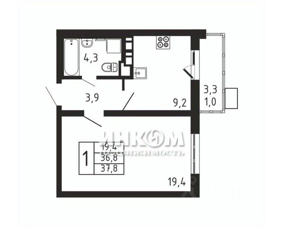 Apartment Sale, 37.8平方米 at Pirogovskaya Rivera, Tsentralnaya Street, Pirogovo Village, Mytishi Urban District, Moscow Region, Russia #1 Apartment Sale, 37.8平方米 at Pirogovskaya Rivera, Tsentralnaya Street, Pirogovo Village, Mytishi Urban District, Moscow Region, Russia #1