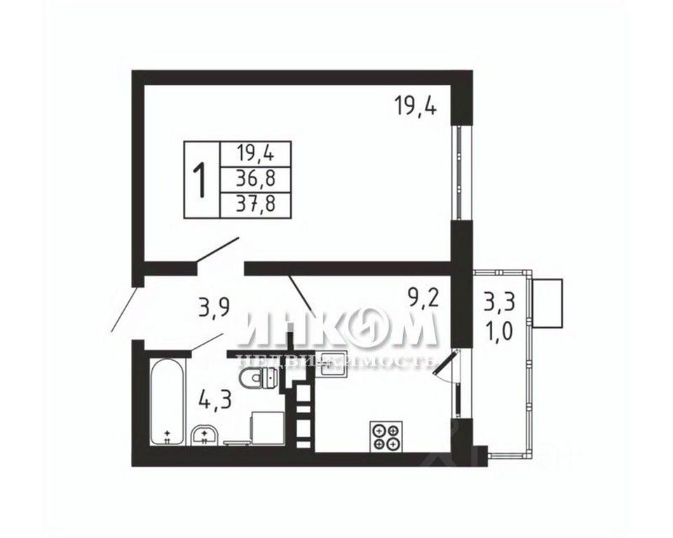 Apartment Sale, 37.8平方米 at Pirogovskaya Rivera, Tsentralnaya Street, Pirogovo Village, Mytishi Urban District, Moscow Region, Russia #1 Apartment Sale, 37.8平方米 at Pirogovskaya Rivera, Tsentralnaya Street, Pirogovo Village, Mytishi Urban District, Moscow Region, Russia #1