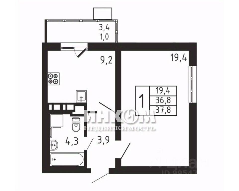 Apartment Sale, 37.8 sq. m. at Pirogovskaya Rivera, Tsentralnaya Street, Pirogovo Village, Mytishi Urban District, Moscow Region, Russia #1 Apartment Sale, 37.8 sq. m. at Pirogovskaya Rivera, Tsentralnaya Street, Pirogovo Village, Mytishi Urban District, Moscow Region, Russia #1