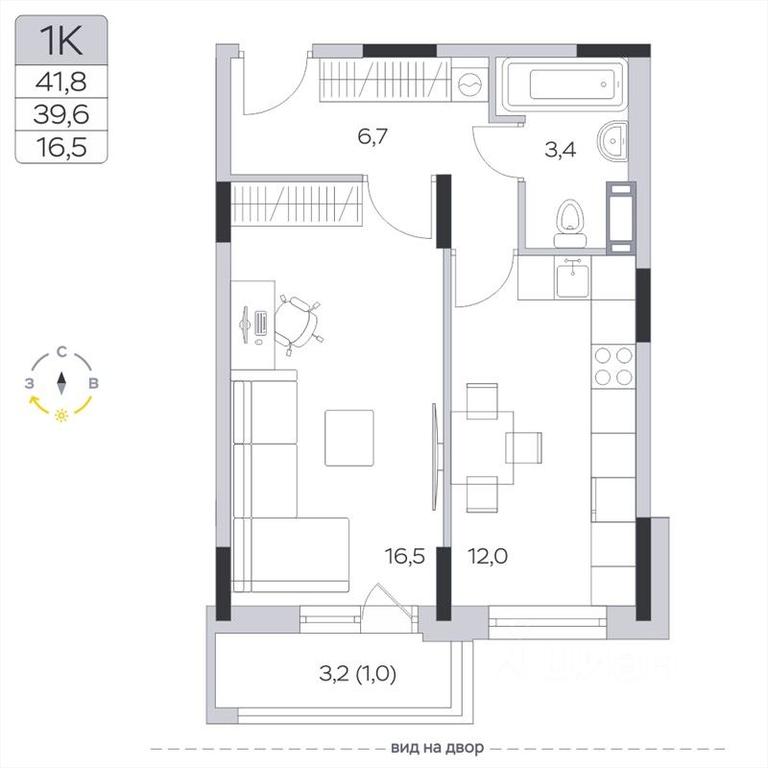 Apartment Sale, 39.8平方米 at Pirogovskaya Rivera, Tsentralnaya Street, Pirogovo Village, Mytishi Urban District, Moscow Region, Russia #2 Apartment Sale, 39.8平方米 at Pirogovskaya Rivera, Tsentralnaya Street, Pirogovo Village, Mytishi Urban District, Moscow Region, Russia #2