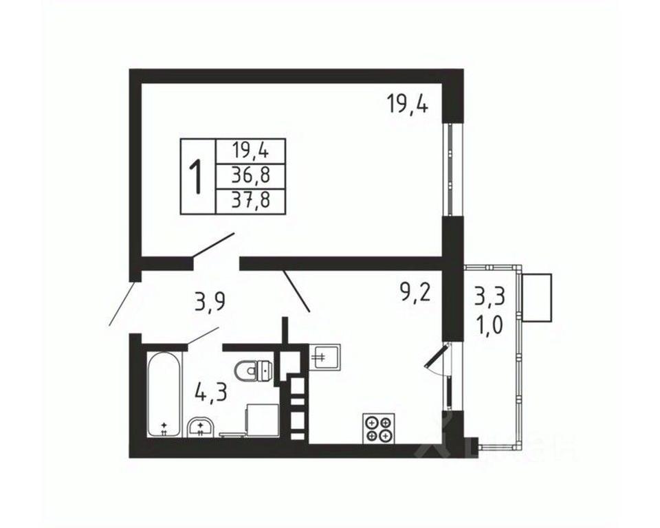 Apartment Sale, 37.8 sq. m. at Pirogovskaya Rivera, Tsentralnaya Street, Pirogovo Village, Mytishi Urban District, Moscow Region, Russia #2 Apartment Sale, 37.8 sq. m. at Pirogovskaya Rivera, Tsentralnaya Street, Pirogovo Village, Mytishi Urban District, Moscow Region, Russia #2