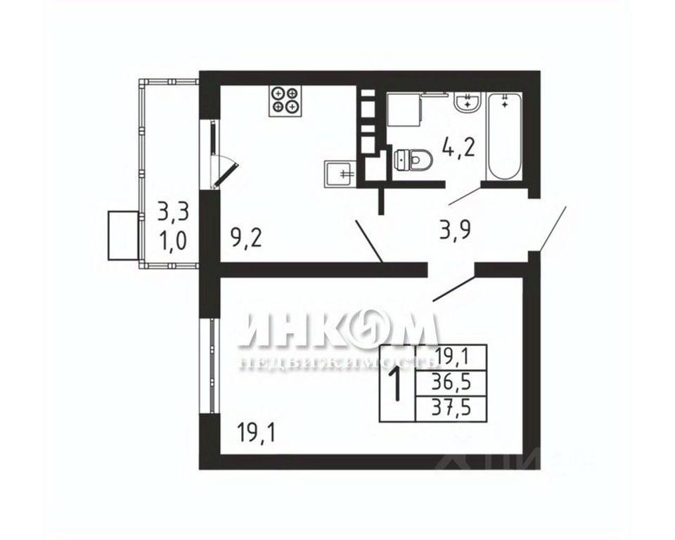 Apartment Sale, 37.5平方米 at Pirogovskaya Rivera, Tsentralnaya Street, Pirogovo Village, Mytishi Urban District, Moscow Region, Russia #1 Apartment Sale, 37.5平方米 at Pirogovskaya Rivera, Tsentralnaya Street, Pirogovo Village, Mytishi Urban District, Moscow Region, Russia #1