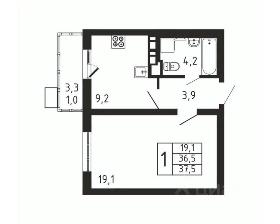 Apartment Sale, 37.5平方米 at Pirogovskaya Rivera, Tsentralnaya Street, Pirogovo Village, Mytishi Urban District, Moscow Region, Russia #2 Apartment Sale, 37.5平方米 at Pirogovskaya Rivera, Tsentralnaya Street, Pirogovo Village, Mytishi Urban District, Moscow Region, Russia #2