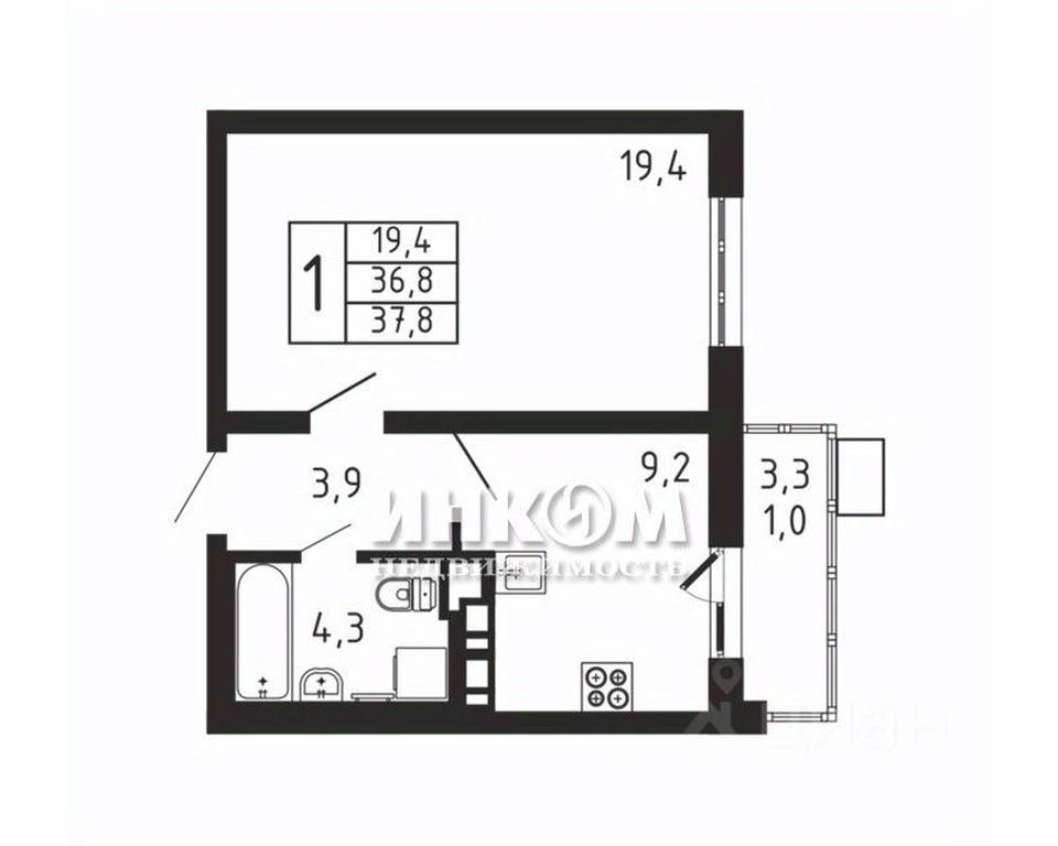 Apartment Sale, 37.8平方米 at Pirogovskaya Rivera, Tsentralnaya Street, Pirogovo Village, Mytishi Urban District, Moscow Region, Russia #1 Apartment Sale, 37.8平方米 at Pirogovskaya Rivera, Tsentralnaya Street, Pirogovo Village, Mytishi Urban District, Moscow Region, Russia #1