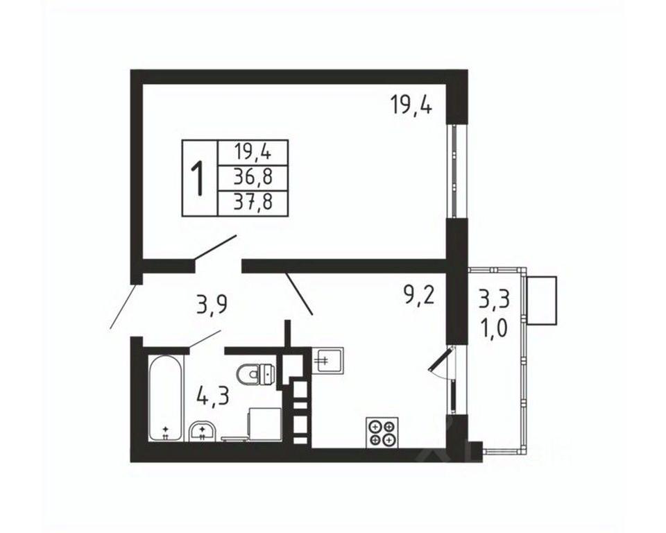 Apartment Sale, 37.8平方米 at Pirogovskaya Rivera, Tsentralnaya Street, Pirogovo Village, Mytishi Urban District, Moscow Region, Russia #2 Apartment Sale, 37.8平方米 at Pirogovskaya Rivera, Tsentralnaya Street, Pirogovo Village, Mytishi Urban District, Moscow Region, Russia #2