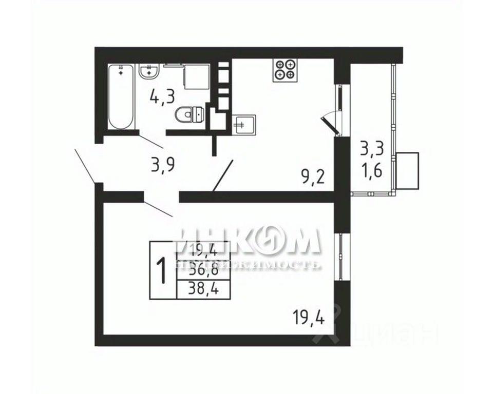 Apartment Sale, 38.4平方米 at Pirogovskaya Rivera, Tsentralnaya Street, Pirogovo Village, Mytishi Urban District, Moscow Region, Russia #1 Apartment Sale, 38.4平方米 at Pirogovskaya Rivera, Tsentralnaya Street, Pirogovo Village, Mytishi Urban District, Moscow Region, Russia #1