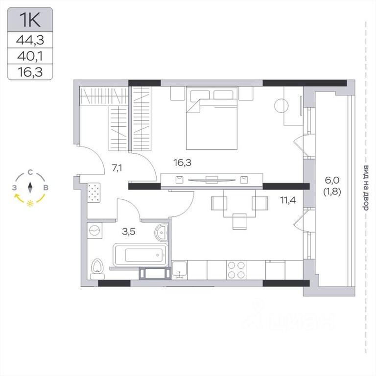Apartment Sale, 40.2平方米 at Pirogovskaya Rivera, Tsentralnaya Street, Pirogovo Village, Mytishi Urban District, Moscow Region, Russia #2 Apartment Sale, 40.2平方米 at Pirogovskaya Rivera, Tsentralnaya Street, Pirogovo Village, Mytishi Urban District, Moscow Region, Russia #2