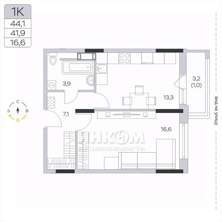 Apartment Sale, 41.8平方米 at Pirogovskaya Rivera, Tsentralnaya Street, Pirogovo Village, Mytishi Urban District, Moscow Region, Russia #1 Apartment Sale, 41.8平方米 at Pirogovskaya Rivera, Tsentralnaya Street, Pirogovo Village, Mytishi Urban District, Moscow Region, Russia #1