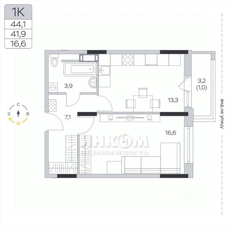 Apartment Sale, 41.8 sq. m. at Pirogovskaya Rivera, Tsentralnaya Street, Pirogovo Village, Mytishi Urban District, Moscow Region, Russia #1 Apartment Sale, 41.8 sq. m. at Pirogovskaya Rivera, Tsentralnaya Street, Pirogovo Village, Mytishi Urban District, Moscow Region, Russia #1