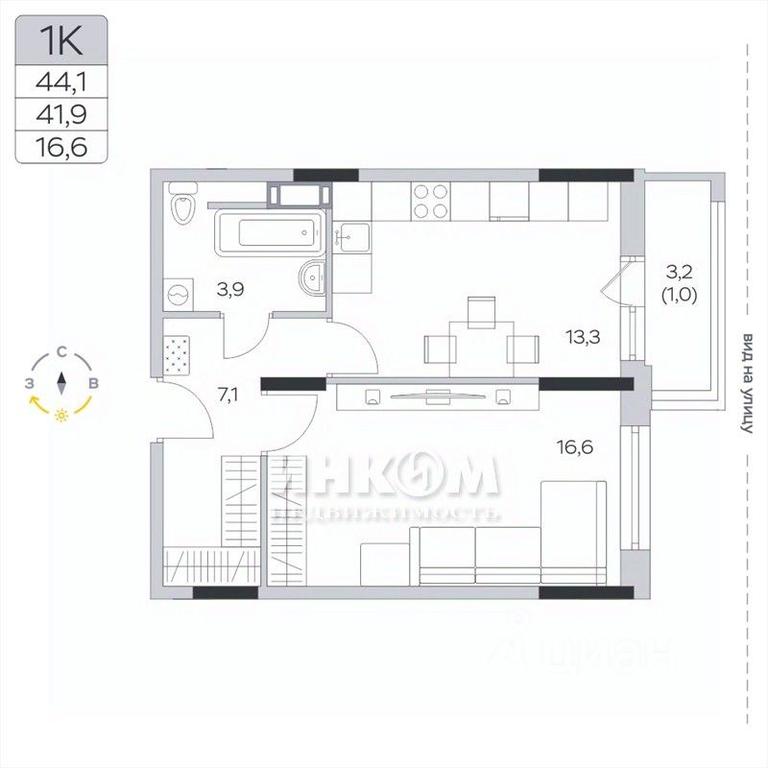 Apartment Sale, 42.1 sq. m. at Pirogovskaya Rivera, Tsentralnaya Street, Pirogovo Village, Mytishi Urban District, Moscow Region, Russia #1 Apartment Sale, 42.1 sq. m. at Pirogovskaya Rivera, Tsentralnaya Street, Pirogovo Village, Mytishi Urban District, Moscow Region, Russia #1