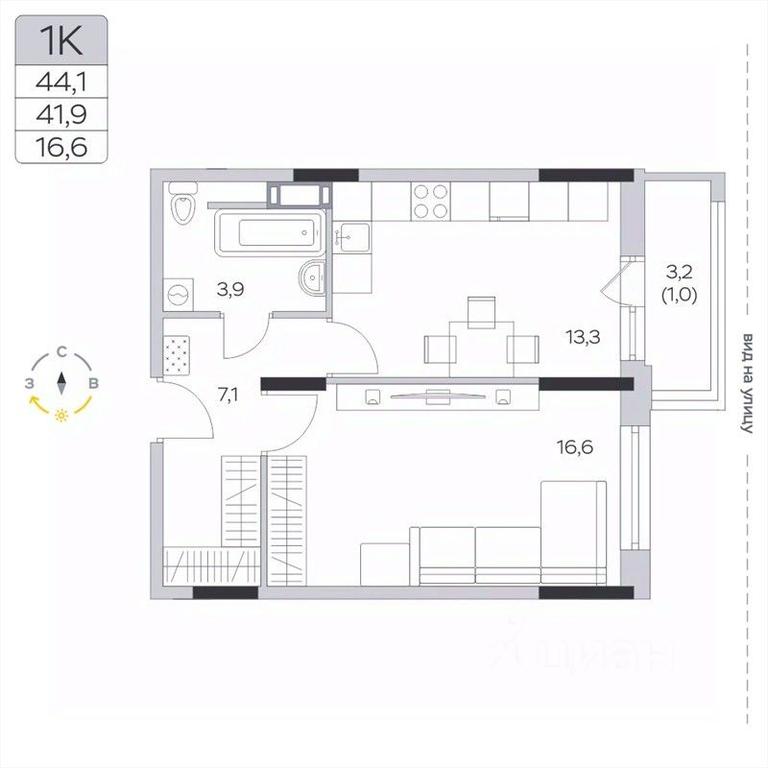 Apartment Sale, 41.8 sq. m. at Pirogovskaya Rivera, Tsentralnaya Street, Pirogovo Village, Mytishi Urban District, Moscow Region, Russia #2 Apartment Sale, 41.8 sq. m. at Pirogovskaya Rivera, Tsentralnaya Street, Pirogovo Village, Mytishi Urban District, Moscow Region, Russia #2