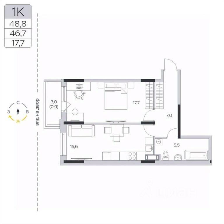 Apartment Sale, 46.5 sq. m. at Pirogovskaya Rivera, Tsentralnaya Street, Pirogovo Village, Mytishi Urban District, Moscow Region, Russia #2 Apartment Sale, 46.5 sq. m. at Pirogovskaya Rivera, Tsentralnaya Street, Pirogovo Village, Mytishi Urban District, Moscow Region, Russia #2