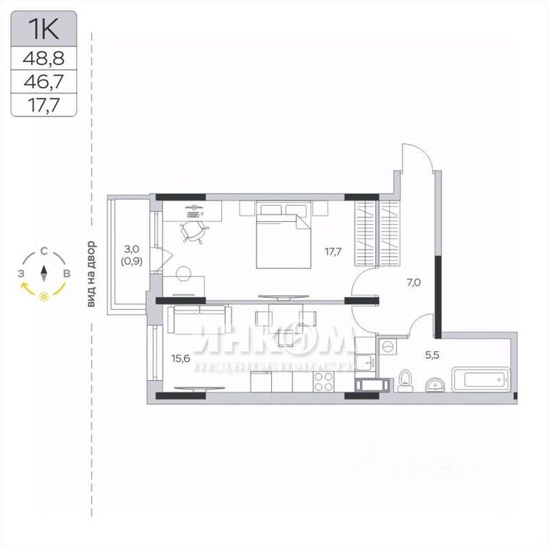Apartment Sale, 46.5 sq. m. at Pirogovskaya Rivera, Tsentralnaya Street, Pirogovo Village, Mytishi Urban District, Moscow Region, Russia #1 Apartment Sale, 46.5 sq. m. at Pirogovskaya Rivera, Tsentralnaya Street, Pirogovo Village, Mytishi Urban District, Moscow Region, Russia #1