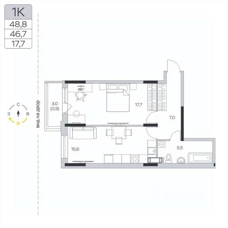 Apartment Sale, 46.8 sq. m. at Pirogovskaya Rivera, Tsentralnaya Street, Pirogovo Village, Mytishi Urban District, Moscow Region, Russia #2 Apartment Sale, 46.8 sq. m. at Pirogovskaya Rivera, Tsentralnaya Street, Pirogovo Village, Mytishi Urban District, Moscow Region, Russia #2