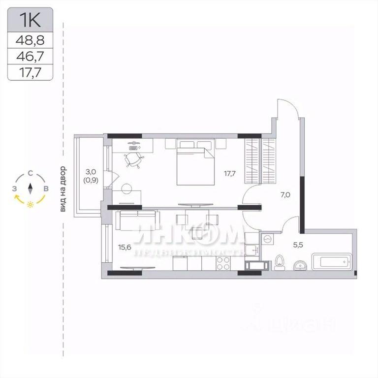 Apartment Sale, 46.8 sq. m. at Pirogovskaya Rivera, Tsentralnaya Street, Pirogovo Village, Mytishi Urban District, Moscow Region, Russia #1 Apartment Sale, 46.8 sq. m. at Pirogovskaya Rivera, Tsentralnaya Street, Pirogovo Village, Mytishi Urban District, Moscow Region, Russia #1