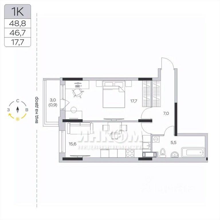 Apartment Sale, 46.8 sq. m. at Pirogovskaya Rivera, Tsentralnaya Street, Pirogovo Village, Mytishi Urban District, Moscow Region, Russia #1 Apartment Sale, 46.8 sq. m. at Pirogovskaya Rivera, Tsentralnaya Street, Pirogovo Village, Mytishi Urban District, Moscow Region, Russia #1