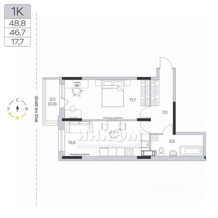 Apartment Sale, 46.8 sq. m. at Pirogovskaya Rivera, Tsentralnaya Street, Pirogovo Village, Mytishi Urban District, Moscow Region, Russia #1 Apartment Sale, 46.8 sq. m. at Pirogovskaya Rivera, Tsentralnaya Street, Pirogovo Village, Mytishi Urban District, Moscow Region, Russia #1