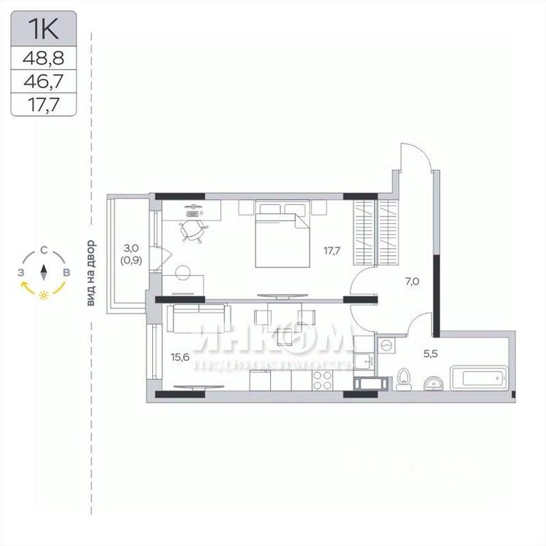 Apartment Sale, 46.9 sq. m. at Pirogovskaya Rivera, Tsentralnaya Street, Pirogovo Village, Mytishi Urban District, Moscow Region, Russia #1 Apartment Sale, 46.9 sq. m. at Pirogovskaya Rivera, Tsentralnaya Street, Pirogovo Village, Mytishi Urban District, Moscow Region, Russia #1