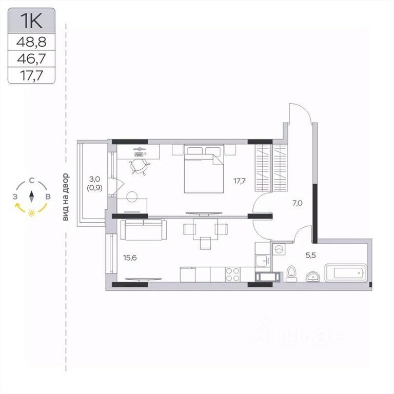 Apartment Sale, 46.9 sq. m. at Pirogovskaya Rivera, Tsentralnaya Street, Pirogovo Village, Mytishi Urban District, Moscow Region, Russia #2 Apartment Sale, 46.9 sq. m. at Pirogovskaya Rivera, Tsentralnaya Street, Pirogovo Village, Mytishi Urban District, Moscow Region, Russia #2