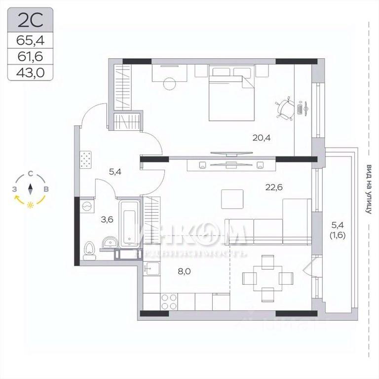 1-BD Apartment Sale, 61.3 sq. m. at Pirogovskaya Rivera, Tsentralnaya Street, Pirogovo Village, Mytishi Urban District, Moscow Region, Russia #1 1-BD Apartment Sale, 61.3 sq. m. at Pirogovskaya Rivera, Tsentralnaya Street, Pirogovo Village, Mytishi Urban District, Moscow Region, Russia #1