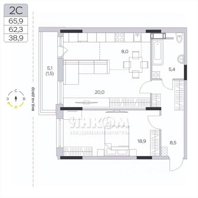 1-BD Apartment Sale, 62.6 sq. m. at Pirogovskaya Rivera, Tsentralnaya Street, Pirogovo Village, Mytishi Urban District, Moscow Region, Russia #1 1-BD Apartment Sale, 62.6 sq. m. at Pirogovskaya Rivera, Tsentralnaya Street, Pirogovo Village, Mytishi Urban District, Moscow Region, Russia #1