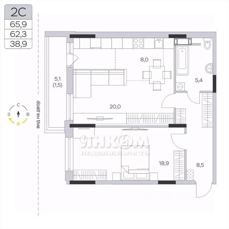 Apartment Sale, 62.3平方米 at Pirogovskaya Rivera, Tsentralnaya Street, Pirogovo Village, Mytishi Urban District, Moscow Region, Russia #1 Apartment Sale, 62.3平方米 at Pirogovskaya Rivera, Tsentralnaya Street, Pirogovo Village, Mytishi Urban District, Moscow Region, Russia #1