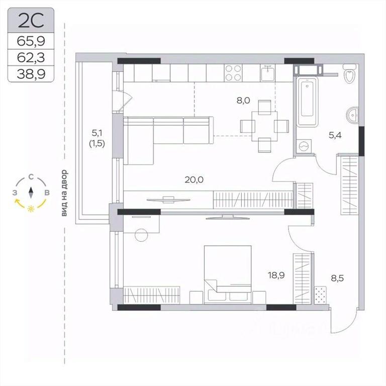 Apartment Sale, 62.3平方米 at Pirogovskaya Rivera, Tsentralnaya Street, Pirogovo Village, Mytishi Urban District, Moscow Region, Russia #2 Apartment Sale, 62.3平方米 at Pirogovskaya Rivera, Tsentralnaya Street, Pirogovo Village, Mytishi Urban District, Moscow Region, Russia #2