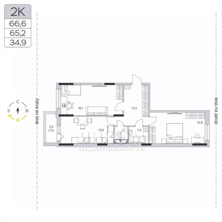 1-BD Apartment Sale, 65.4 sq. m. at Pirogovskaya Rivera, Tsentralnaya Street, Pirogovo Village, Mytishi Urban District, Moscow Region, Russia #1 1-BD Apartment Sale, 65.4 sq. m. at Pirogovskaya Rivera, Tsentralnaya Street, Pirogovo Village, Mytishi Urban District, Moscow Region, Russia #1
