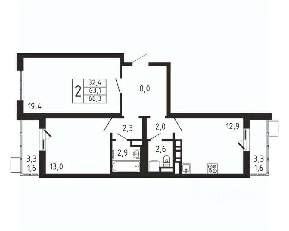 1-BD Apartment Sale, 66.3 sq. m. at Pirogovskaya Rivera, Tsentralnaya Street, Pirogovo Village, Mytishi Urban District, Moscow Region, Russia #2 1-BD Apartment Sale, 66.3 sq. m. at Pirogovskaya Rivera, Tsentralnaya Street, Pirogovo Village, Mytishi Urban District, Moscow Region, Russia #2