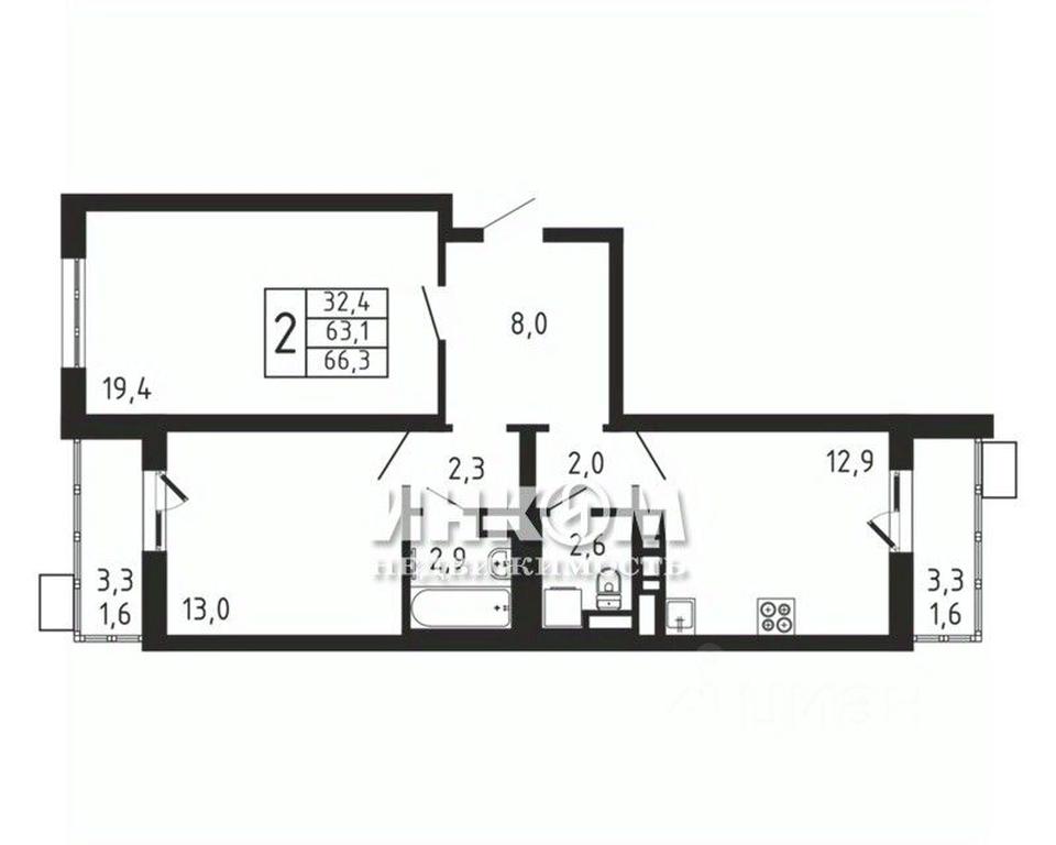 1-BD Apartment Sale, 66.3 sq. m. at Pirogovskaya Rivera, Tsentralnaya Street, Pirogovo Village, Mytishi Urban District, Moscow Region, Russia #1 1-BD Apartment Sale, 66.3 sq. m. at Pirogovskaya Rivera, Tsentralnaya Street, Pirogovo Village, Mytishi Urban District, Moscow Region, Russia #1