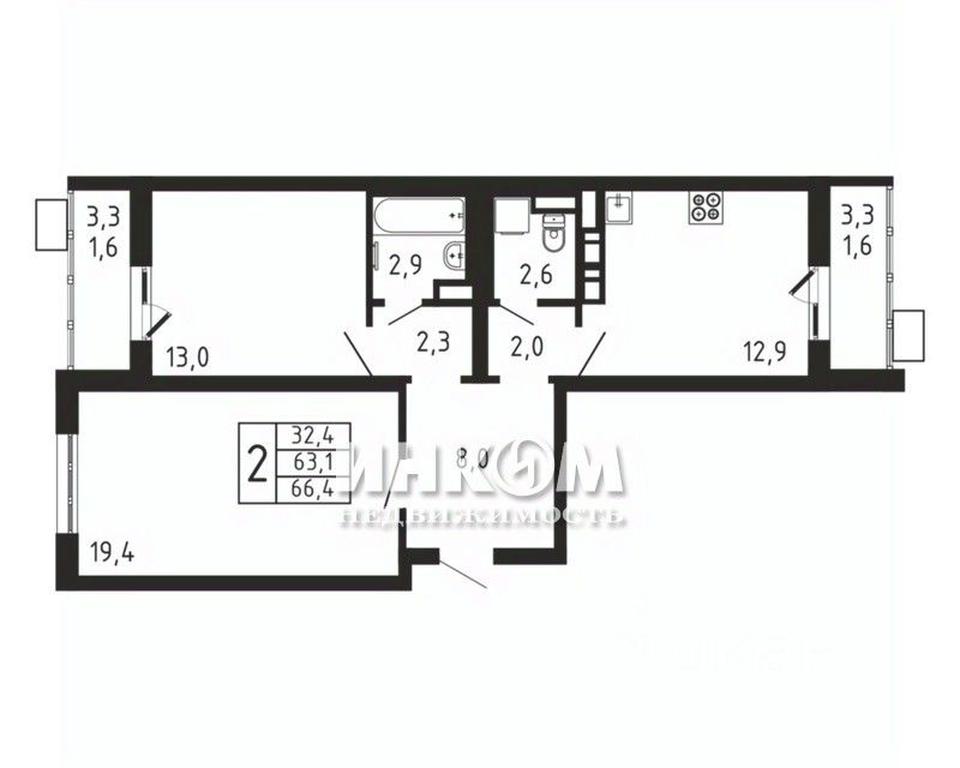 1-BD Apartment Sale, 66.4 sq. m. at Pirogovskaya Rivera, Tsentralnaya Street, Pirogovo Village, Mytishi Urban District, Moscow Region, Russia #1 1-BD Apartment Sale, 66.4 sq. m. at Pirogovskaya Rivera, Tsentralnaya Street, Pirogovo Village, Mytishi Urban District, Moscow Region, Russia #1