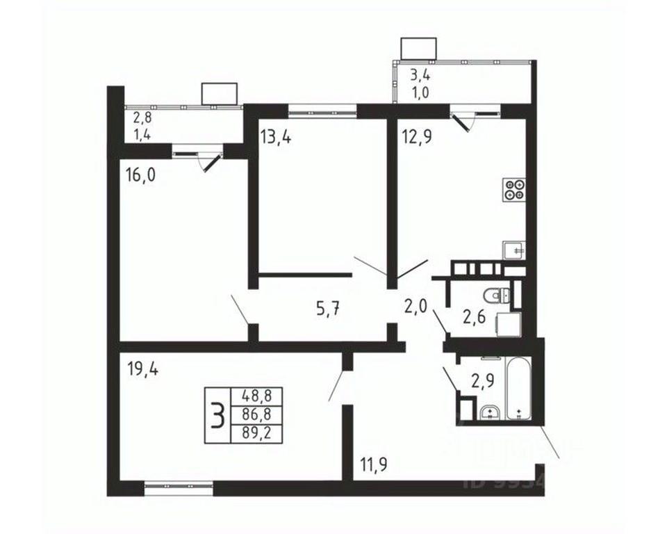 2-BD Apartment Sale, 89.2 sq. m. at Pirogovskaya Rivera, Tsentralnaya Street, Pirogovo Village, Mytishi Urban District, Moscow Region, Russia #2 2-BD Apartment Sale, 89.2 sq. m. at Pirogovskaya Rivera, Tsentralnaya Street, Pirogovo Village, Mytishi Urban District, Moscow Region, Russia #2