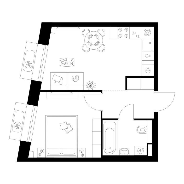 1-BD Apartment Sale, 33.6 sq. m. at Salarevo Park, Salaryevskaya Street, 8к1, Moskovskiy Settlement, Moscow, Russia #1 1-BD Apartment Sale, 33.6 sq. m. at Salarevo Park, Salaryevskaya Street, 8к1, Moskovskiy Settlement, Moscow, Russia #1