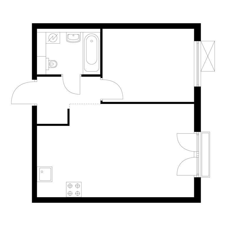 1-BD Apartment Sale, 40平方米 at Ilinskie Luga, Zapovednaya Street, 1, posyolok Ilyinskoye-Usovo, Krasnogorsk City District, Moscow Region, Russia #1 1-BD Apartment Sale, 40平方米 at Ilinskie Luga, Zapovednaya Street, 1, posyolok Ilyinskoye-Usovo, Krasnogorsk City District, Moscow Region, Russia #1