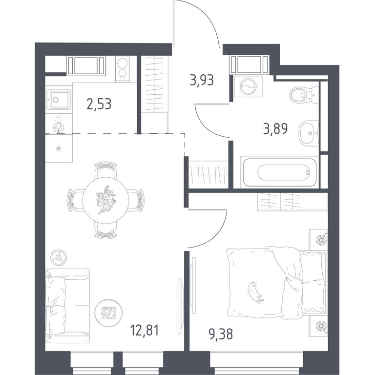 Apartment Sale, 32.54 sq. m. at Bolshoe Putilkovo, Prostornaya ulitsa, 1, Putilkovo Village, Krasnogorsk City District, Moscow Region, Russia #1 Apartment Sale, 32.54 sq. m. at Bolshoe Putilkovo, Prostornaya ulitsa, 1, Putilkovo Village, Krasnogorsk City District, Moscow Region, Russia #1