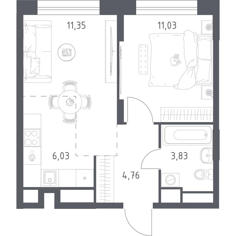 Apartment Sale, 37 sq. m. at Novograd Pavlino, Kosinskoye shosse, 2, Novoye Pavlino Microdistrict, Balashikha, Moscow Region, Russia #1 Apartment Sale, 37 sq. m. at Novograd Pavlino, Kosinskoye shosse, 2, Novoye Pavlino Microdistrict, Balashikha, Moscow Region, Russia #1