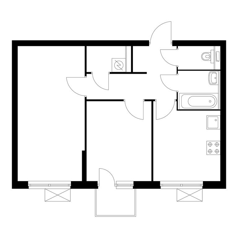 2-BD Apartment Sale, 48.5 sq. m. at Belaya Dacha Park, mikrorayon Parkovy, 1, Kotelniki, Moscow Region, Russia #1 2-BD Apartment Sale, 48.5 sq. m. at Belaya Dacha Park, mikrorayon Parkovy, 1, Kotelniki, Moscow Region, Russia #1