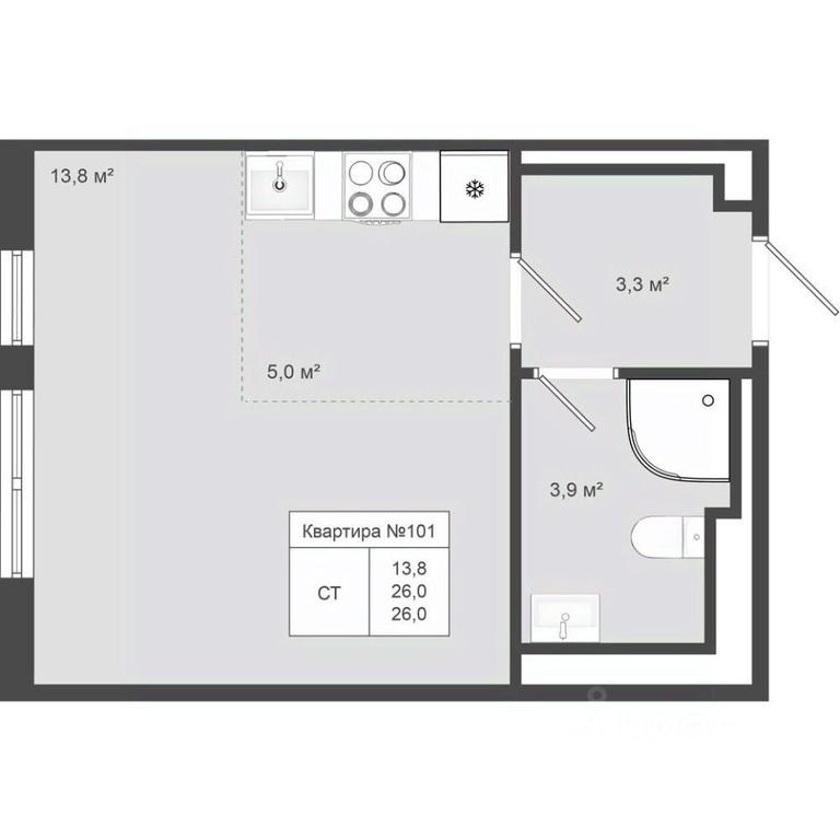 Apartment Sale, 26 sq. m. at Iakovlevo, ZhK Yakovlevo, kvartal № 145, Troitsk District, Moscow, Russia #1 Apartment Sale, 26 sq. m. at Iakovlevo, ZhK Yakovlevo, kvartal № 145, Troitsk District, Moscow, Russia #1