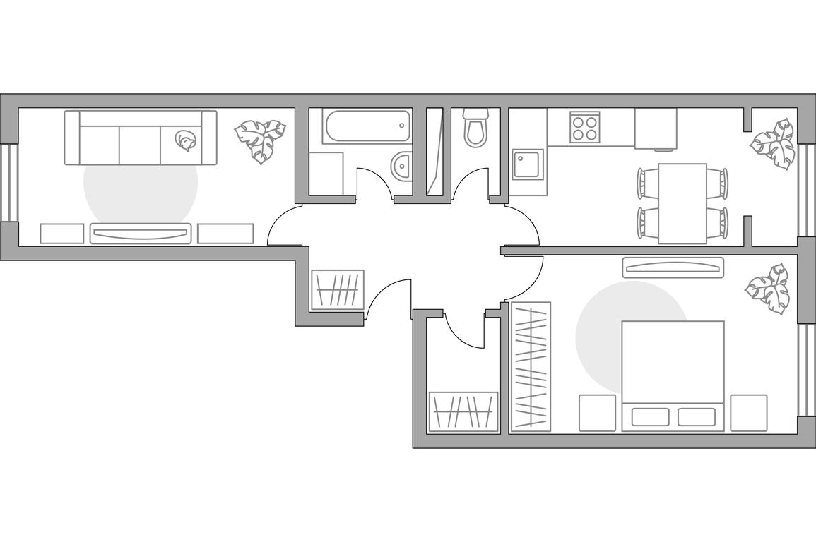 2-BD Apartment Sale, 54.49平方米 at Novaya Riga, Romanovskaya ulitsa, 5, derevnya Glukhovo, Krasnogorsk City District, Moscow Region, Russia #1 2-BD Apartment Sale, 54.49平方米 at Novaya Riga, Romanovskaya ulitsa, 5, derevnya Glukhovo, Krasnogorsk City District, Moscow Region, Russia #1