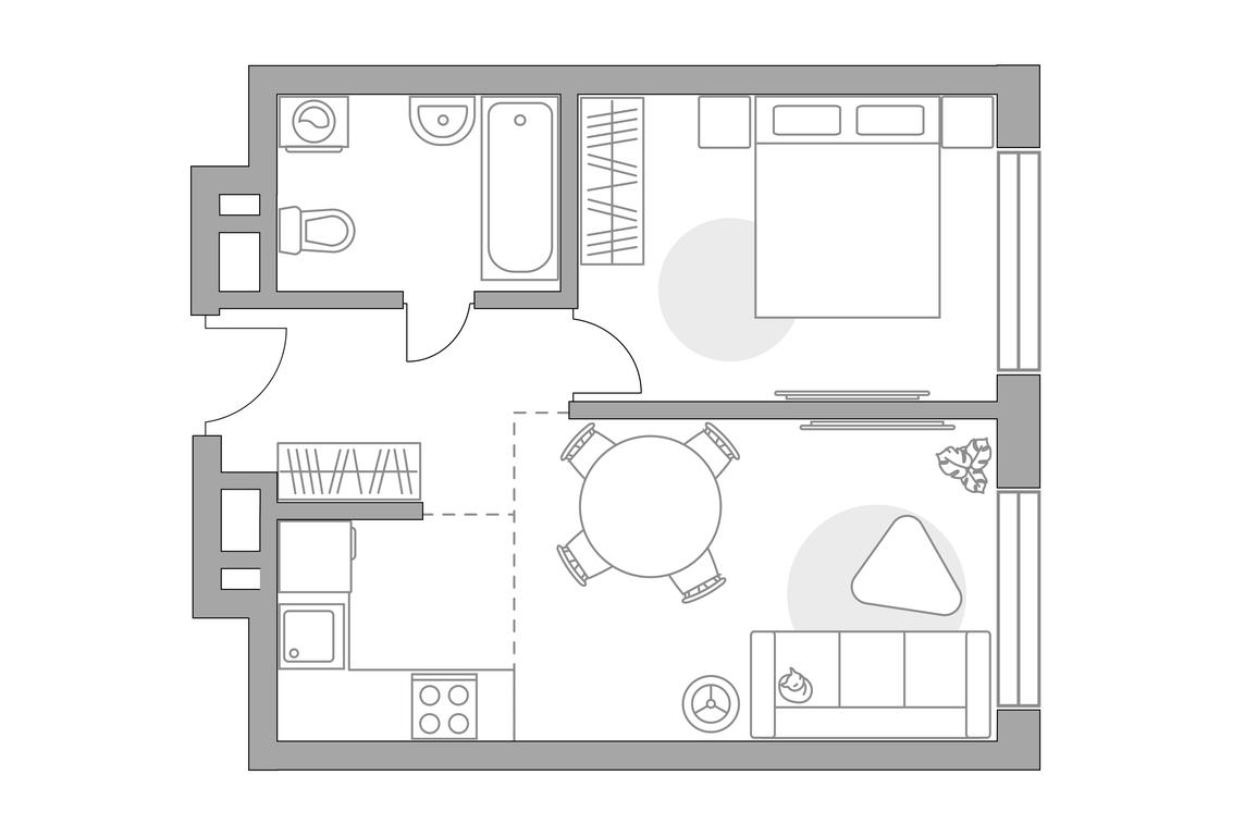 2-BD Apartment Sale, 37.27 sq. m. at BeLuck Kolomenskoe, Kashirskoye Highway, Moscow, Russia #1 2-BD Apartment Sale, 37.27 sq. m. at BeLuck Kolomenskoe, Kashirskoye Highway, Moscow, Russia #1