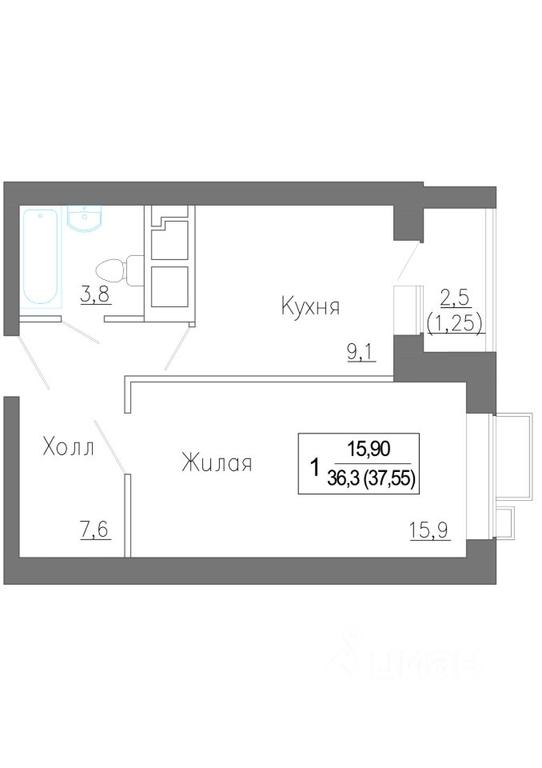 Apartment Sale, 38.2平方米 at Novoe Zamitino, Sadovaya ulitsa, derevnya Saburovo, Krasnogorsk Urban District, Moscow Region, Russia #1 Apartment Sale, 38.2平方米 at Novoe Zamitino, Sadovaya ulitsa, derevnya Saburovo, Krasnogorsk Urban District, Moscow Region, Russia #1
