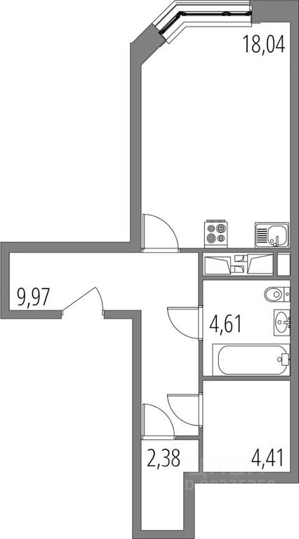 Apartment Sale, 39.41平方米 at Vnukovo Park, Agrokhimicheskaya ulitsa, derevnya Marushkino, Marushkinskoye Settlement, Moscow, Russia #1 Apartment Sale, 39.41平方米 at Vnukovo Park, Agrokhimicheskaya ulitsa, derevnya Marushkino, Marushkinskoye Settlement, Moscow, Russia #1