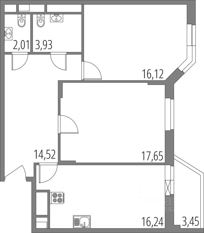 1-BD Apartment Sale, 72.2平方米 at Vnukovo Park, Agrokhimicheskaya ulitsa, derevnya Marushkino, Marushkinskoye Settlement, Moscow, Russia #1 1-BD Apartment Sale, 72.2平方米 at Vnukovo Park, Agrokhimicheskaya ulitsa, derevnya Marushkino, Marushkinskoye Settlement, Moscow, Russia #1