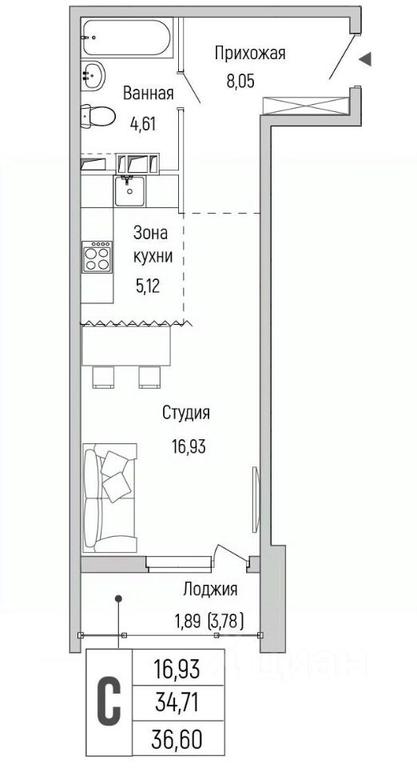 Apartment Sale, 36.6 sq. m. at Бузланово, Krasnogorsk Urban District, Moscow Region, Russia #1 Apartment Sale, 36.6 sq. m. at Бузланово, Krasnogorsk Urban District, Moscow Region, Russia #1